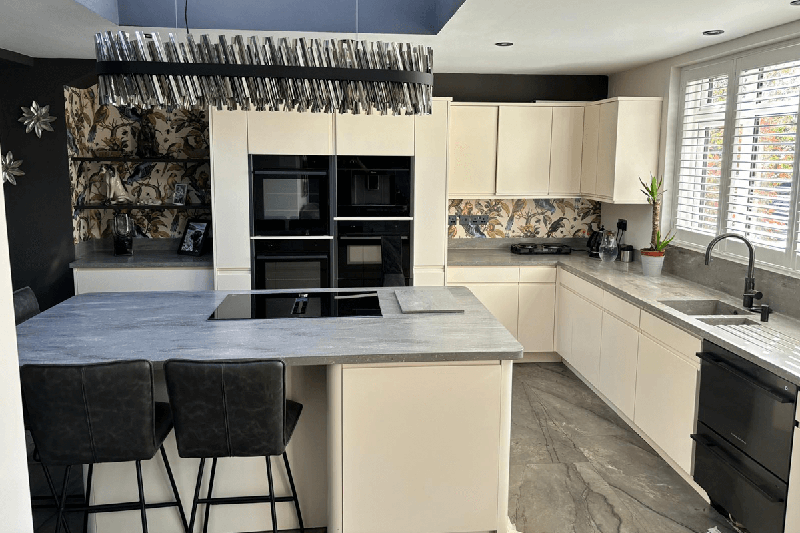 white modern kitchen
