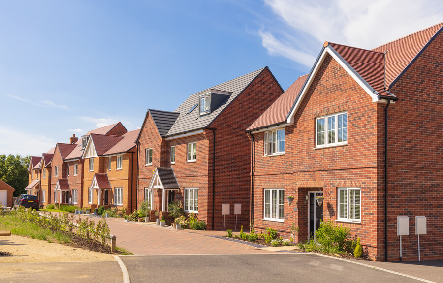 A new housing development